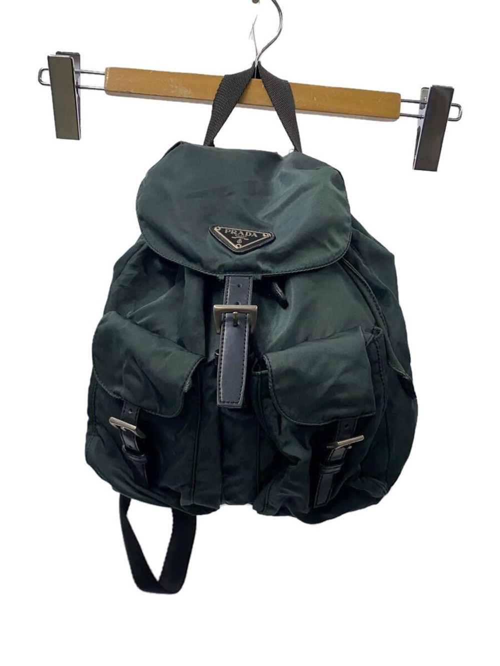 Prada Backpack Daybag Rucksack Khaki Green
